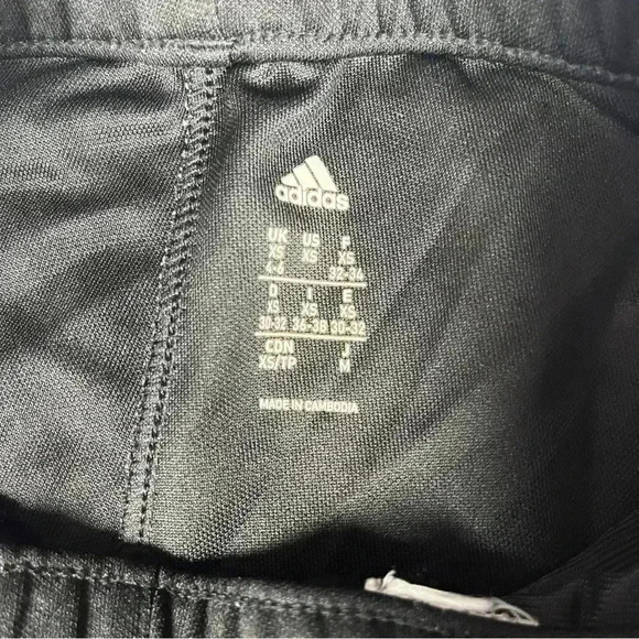 Adidas Pants Signature 3 Stripes with Zipper ankle Size 4-6 - Picture 6 of 9